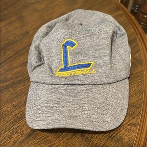 Under Armour Gray Cap with Blue and Yellow Logo